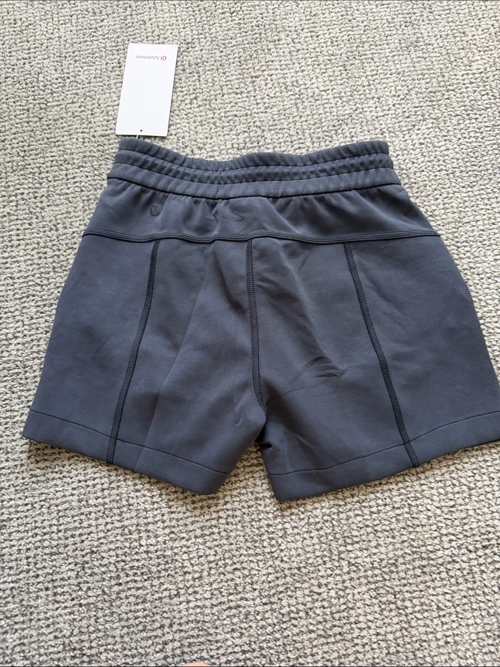 Lululemon Women's Athletic Drawstring Shorts - Black - Picture 2 of 4